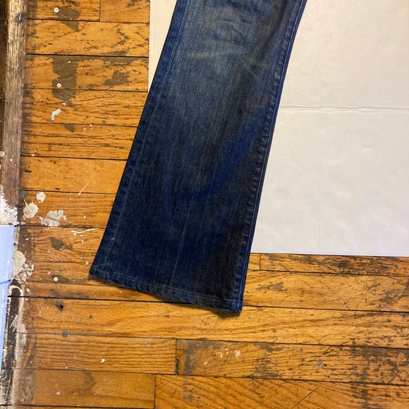 NWOT 7 for all Mankind Flare Jeans with Blue stripe size 29 - Picture 8 of 10